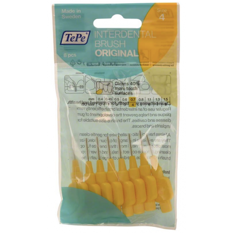 TePe - Brossettes Originales Jaune