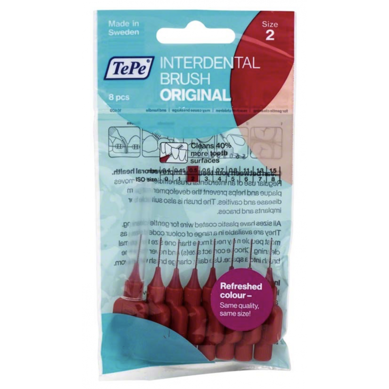 TePe - Brossettes Originales Rouge