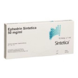 Ephedrin Sintetica sol inj 50 mg