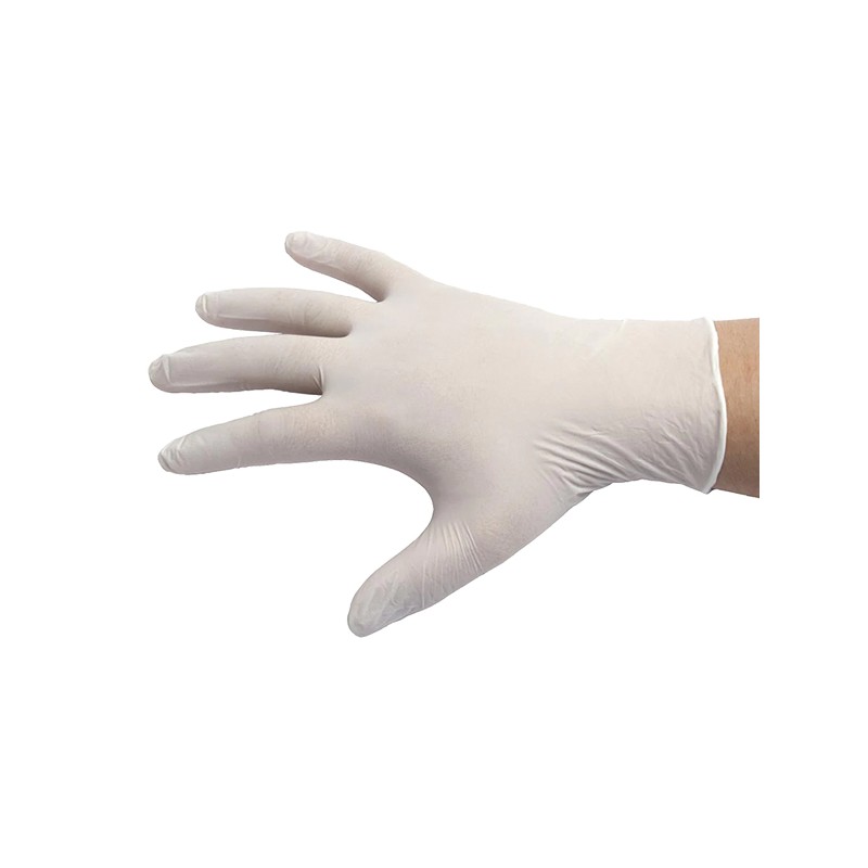 Gants Nitrile sans Poudre HENRY SCHEIN Blanc L