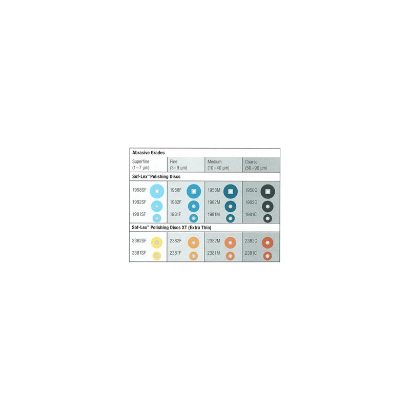 3M ESPE - Disques Sof-Lex Pop-On 2382C