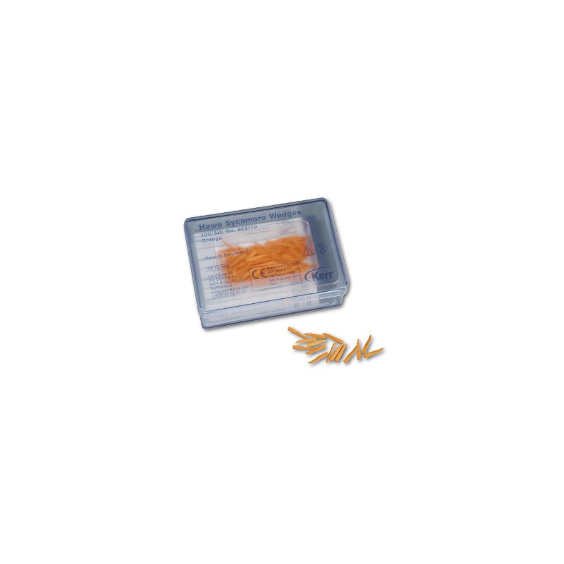 Hawe Coins interdentaires en bois orange 822/10